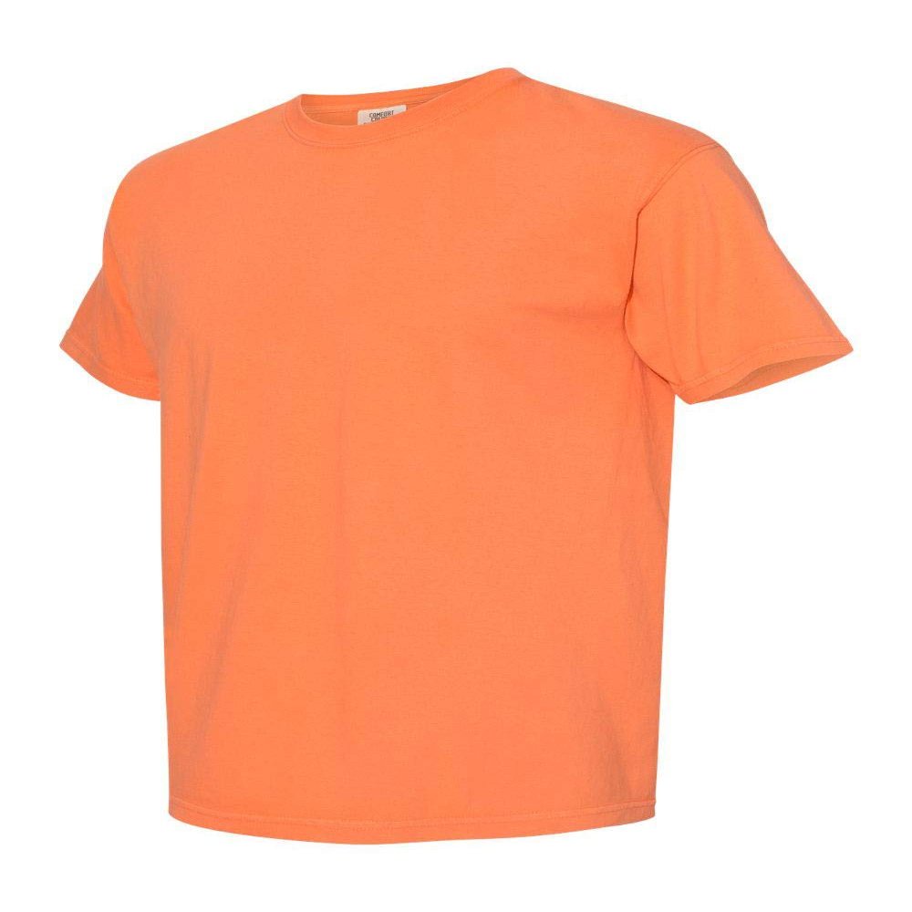 Comfort Colors Men's Adult Short Sleeve Tee, Style 1717 (Large, Mango)