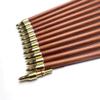 32" Carbon Arrows 550 Spine Wood-Like Arrow with 5" Real Feather Fletchings Removable Field Tips for Archery Target Practice Hunting Compound Recurve Bow Longbow 6 Pack view 3