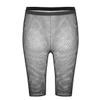 YOOJOO Womens See Throug Mesh Fishnet Biker Shorts Swimsuit Bikini Bottom Cover up Pants Black C One Size view 2