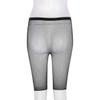YOOJOO Womens See Throug Mesh Fishnet Biker Shorts Swimsuit Bikini Bottom Cover up Pants Black C One Size view 4