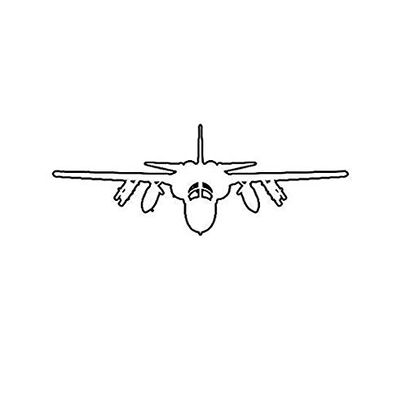 (Set of 3) USAF F-111 Aardvark Front F111 Us Air Force Printed Decal Sticker - Sticker Graphic - Auto, Wall, Laptop, Cell, Truck Sticker for Windows, Cars, Trucks