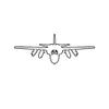 (Set of 3) USAF F-111 Aardvark Front F111 Us Air Force Printed Decal Sticker - Sticker Graphic - Auto, Wall, Laptop, Cell, Truck Sticker for Windows, Cars, Trucks view 1