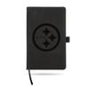 NFL Rico Industries Pittsburgh Steelers Black Laser Engraved Small Notepad Journal/Notepad 8.25" x 5.25"- Office Accessory view 1