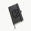 NFL Rico Industries Pittsburgh Steelers Black Laser Engraved Small Notepad Journal/Notepad 8.25" x 5.25"- Office Accessory view 3