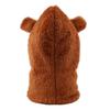 Baby Girls Winter Hat Boys Warm Scarf Hat Kids Thick Earflap Hood Cap with Ear 6M-7T (Caramel,S) view 2