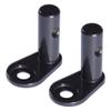 VideoPUP Universal Bicycle Trailer Coupler,2pcs Bike Trailer Coupler Attachment Hitch Quick Release Steel Linker Connector for Children's Trailers and Most Bicycles view 1