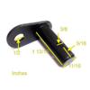 VideoPUP Universal Bicycle Trailer Coupler,2pcs Bike Trailer Coupler Attachment Hitch Quick Release Steel Linker Connector for Children's Trailers and Most Bicycles view 3