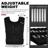 Adjustable Weighted Vest for Men Women, Workout Weight Vest, Weighted Training Vest with Removable Steel Plates for Strength Training & Cardio view 2