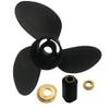 Captain Aluminum Outboard Propeller Fit Evinrude/Johnson Engines 90-300HP Interchangeable Hub 15 Tooth Spline RH (16x17) view 1