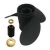 Captain Aluminum Outboard Propeller Fit Evinrude/Johnson Engines 90-300HP Interchangeable Hub 15 Tooth Spline RH (16x17) view 2