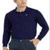 MoFiz Men's Long Sleeve Shirts Quick Dry Men's Polo Shirts Long Sleeve Button Down Mens Shirts Casual with Collar A-Navy view 3