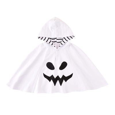 Halloweens Baby Boys Girls Suit Ghost Robe Fancy Party Costume Toddler Clothes Baby Hats 2PCS Outfits Set  (White Hoodie Cloak, 18-24 Months)