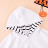 Halloweens Baby Boys Girls Suit Ghost Robe Fancy Party Costume Toddler Clothes Baby Hats 2PCS Outfits Set  (White Hoodie Cloak, 18-24 Months) view 3