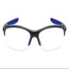 Vonxyz Rubber Kits Replacement for Oakley Commit SQ Sunglass - Blue view 3