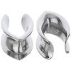 00g 10mm 316L Surgical Steel Teardrop Ear Weights Saddle Hanger Spreader Gauges Piercing Tunnels Plugs Stretching Kit view 2