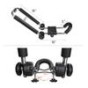 AA-Racks Kayak Rack Stainless Steel J-Bar Rack Roof Top Mount with Ratchet Straps, Folding Carrier for Your Canoe, SUP and Kayaks on SUV Car Truck view 2