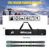 MERALIAN Padded Ski Bag,Waterproof Full Padded Single Ski Travel Bag with Adjustable Shoulder Strap. (BLACK, 185CM) view 3