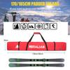 MERALIAN Padded Ski Bag,Waterproof Full Padded Single Ski Travel Bag with Adjustable Shoulder Strap. (RED, 185CM) view 3