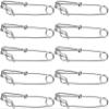 Dilwe Longline Snap Clip, 10Pcs 2.6X100mm Stainless Steel Long line Snap Clips Suitable for Long Line Fishing, Floats, Sharking, Tuna Fishing, Crabbing, Shrimping, etc view 1