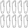Dilwe Longline Snap Clip, 10Pcs 2.6X100mm Stainless Steel Long line Snap Clips Suitable for Long Line Fishing, Floats, Sharking, Tuna Fishing, Crabbing, Shrimping, etc view 2