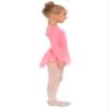 Arshiner Kids Girls Classic Long Sleeve Leotard Dance Ballet Dress Pink view 4
