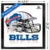 Trends International NFL Buffalo Bills - Drip Helmet 20 Wall Poster, 14.725" x 22.375", Black Framed Version view 3