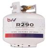 Best Value Vacs High-Purity 20LB Propane Tank R290 - USA-Sourced Propane Fuel - Guaranteed 99.5% Purity - Brass 1/4 JIC Flare Adapter-Brass / 1/4" JIC Flare view 1