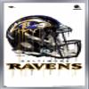 Trends International NFL Baltimore Ravens - Drip Helmet 20 Wall Poster, 14.725" x 22.375", Silver Framed Version view 1