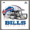 Trends International NFL Buffalo Bills - Drip Helmet 20 Wall Poster, 22.375" x 34", Barnwood Framed Version view 1