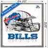 Trends International NFL Buffalo Bills - Drip Helmet 20 Wall Poster, 22.375" x 34", Barnwood Framed Version view 3