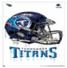 Trends International NFL Tennessee Titans - Drip Helmet 20 Wall Poster, 14.725" x 22.375", White Framed Version view 1