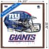 Trends International NFL New York Giants - Drip Helmet 20 Wall Poster, 22.375" x 34", Mahogany Framed Version view 3
