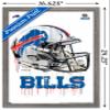 Trends International NFL Buffalo Bills - Drip Helmet 20 Wall Poster, 14.725" x 22.375", Barnwood Framed Version view 3