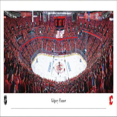 Blakeway Worldwide Panoramas, Inc. Calgary Flames - 40.x13.5-inch Panoramic Poster