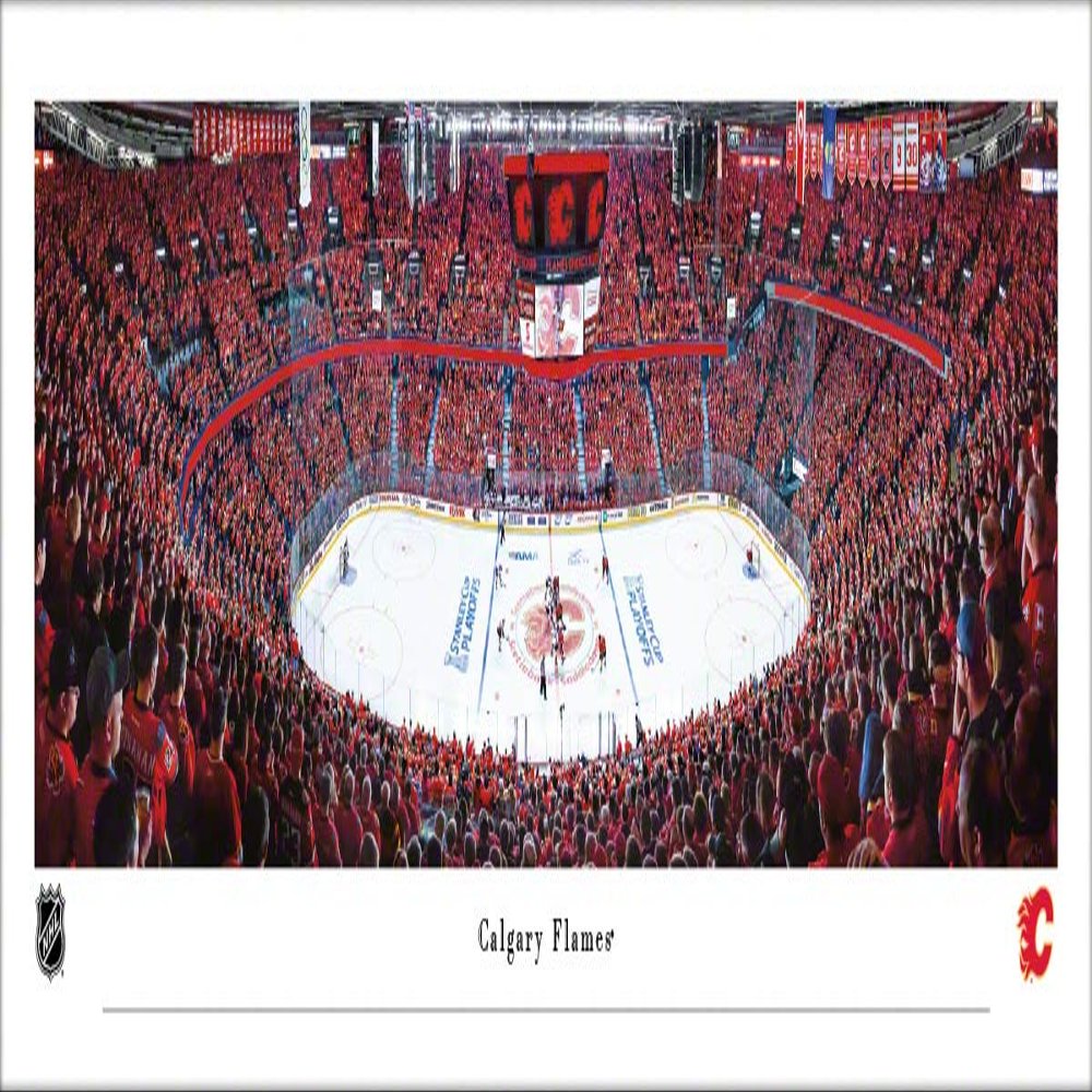 Blakeway Worldwide Panoramas, Inc. Calgary Flames - 40.x13.5-inch Panoramic Poster