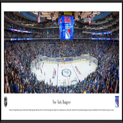 New York Rangers - 40.25x13.75-inch Panoramic Standard Framed Picture