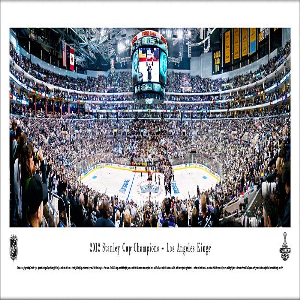 Blakeway Worldwide Panoramas, Inc. 2012 Stanley Cup Champions - Los Angeles Kings - 40.x13.5-inch Panoramic Poster