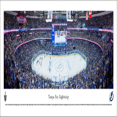 Blakeway Worldwide Panoramas, Inc. Tampa Bay Lightning - 40.x13.5-inch Panoramic Poster