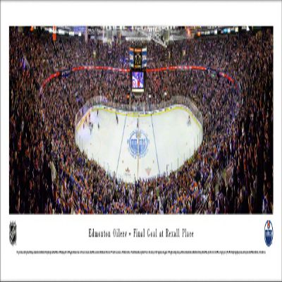 Blakeway Worldwide Panoramas, Inc. Edmonton Oilers, Final Game at Rexall Place - 40.x13.5-inch Panoramic Poster