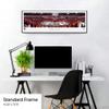 Washington Capitals - 40.25x13.75-inch Panoramic Standard Framed Picture view 2
