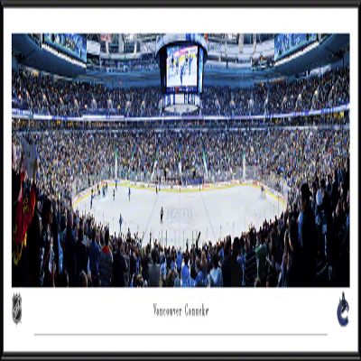 Vancouver Canucks - 40.25x13.75-inch Panoramic Standard Framed Picture