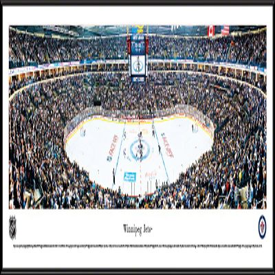 Winnipeg Jets - 40.25x13.75-inch Panoramic Standard Framed Picture