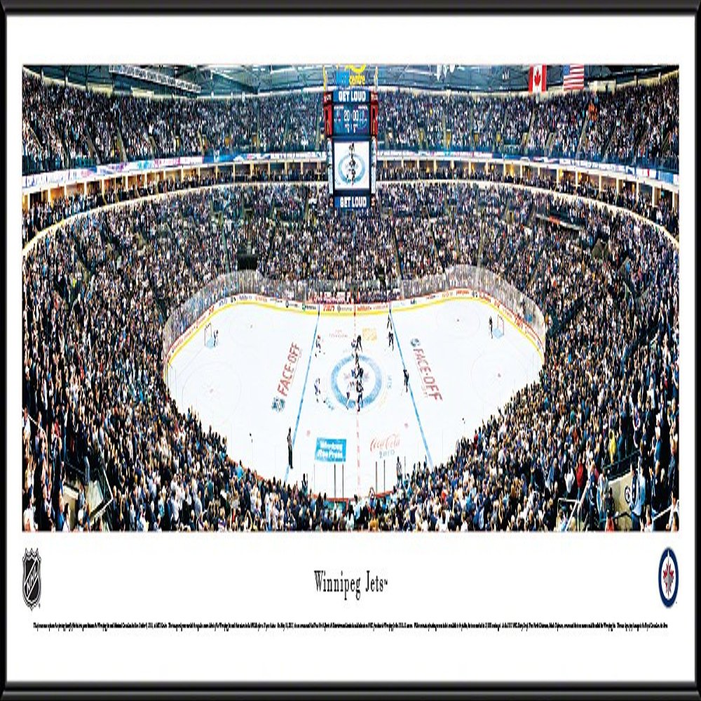 Winnipeg Jets - 40.25x13.75-inch Panoramic Standard Framed Picture