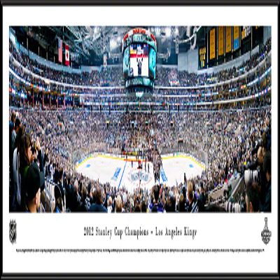 2012 Stanley Cup Champions - Los Angeles Kings - 40.25x13.75-inch Panoramic Standard Framed Picture
