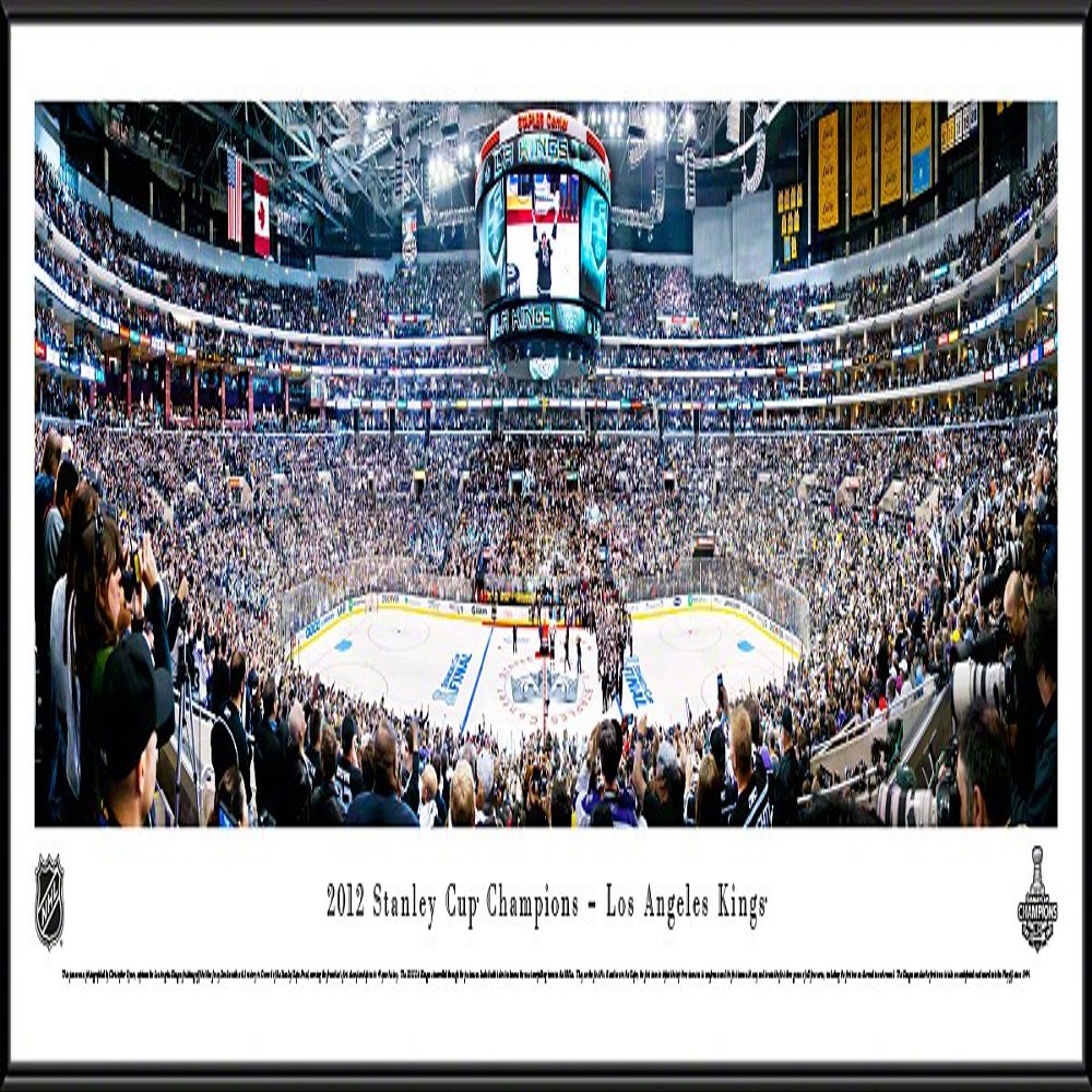 2012 Stanley Cup Champions - Los Angeles Kings - 40.25x13.75-inch Panoramic Standard Framed Picture
