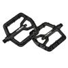 XPEDO Trident Flat Pedals | 6061 Forged Aluminum Body, Cromoly Spindle, Ultra-Thin 10mm Profile, 48 Grub Pins, 350g Pair  Ideal for MTB, Downhill, Dirt Jumping | Black view 3