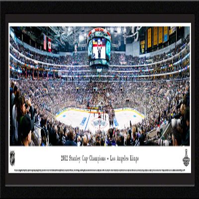 2012 Stanley Cup Champions - Los Angeles Kings - 42x15.5-inch Panoramic Select Framed Picture