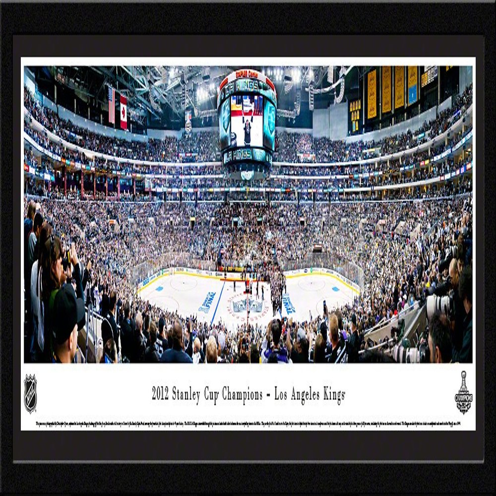2012 Stanley Cup Champions - Los Angeles Kings - 42x15.5-inch Panoramic Select Framed Picture