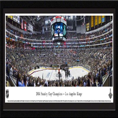 2014 Stanley Cup Champions - Los Angeles Kings - 42x15.5-inch Panoramic Select Framed Picture