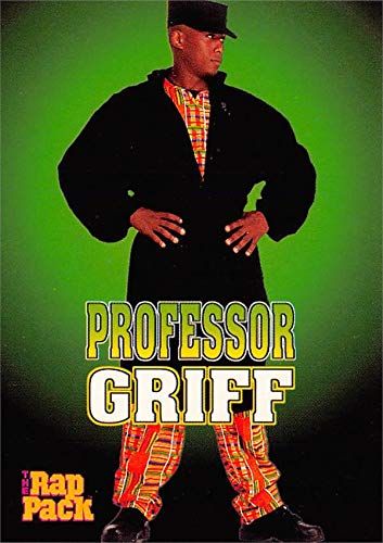 Autograph Warehouse 559946 Professor Griff Trading Card - Hip Hop, Richard Griffin & Pawns in The Game 1991 Rap Pack No.100